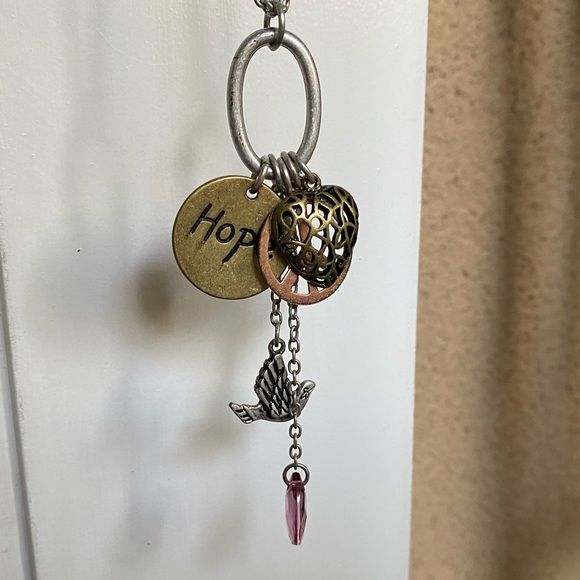 3/$30 Dove peace hope love necklace - Picture 4 of 14